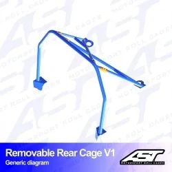 ARCO TRASERO BMW (E90) 3-SERIES 4-DOORS SEDAN RWD REMOVABLE REAR CAGE V1 - Imagen 3