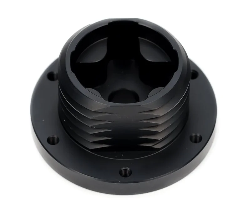 BUJE CORTO: ADAPTADOR THRUSTMASTER NEGRO MATE - Imagen 3